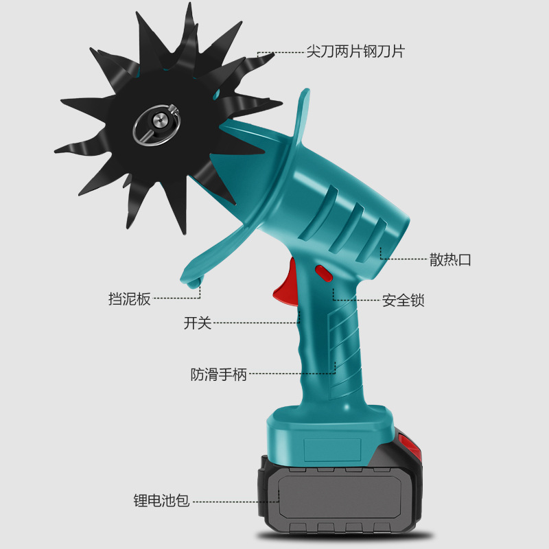  Ручной электрический культиватор W-3